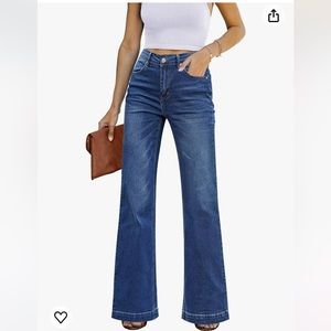 Women’s High Waisted Flare Baggy Jeans